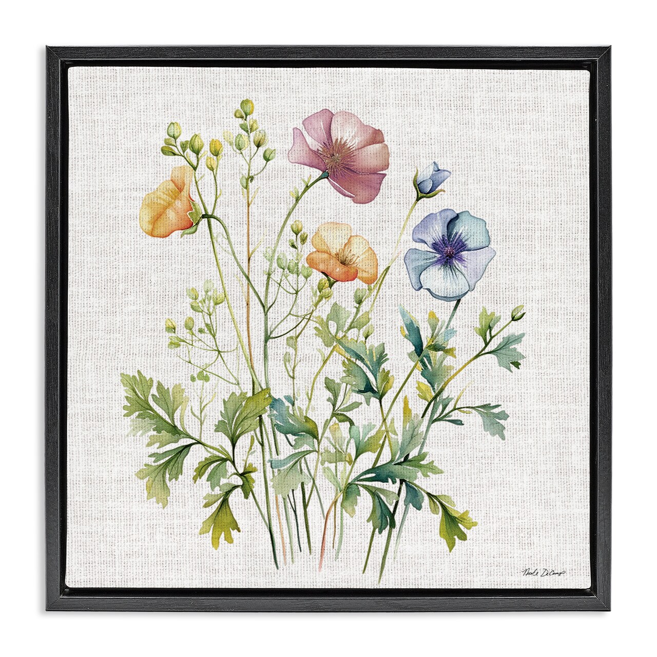 Stupell Industries Wild Botanical Bundle Floating Frame, design by Nicole DeCamp